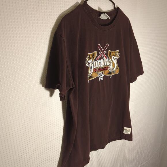 Unhur Unit Hundred XL Brown Burglars Graphic T-Shirt Streetwear Cotton Vintage - Picture 3 of 8